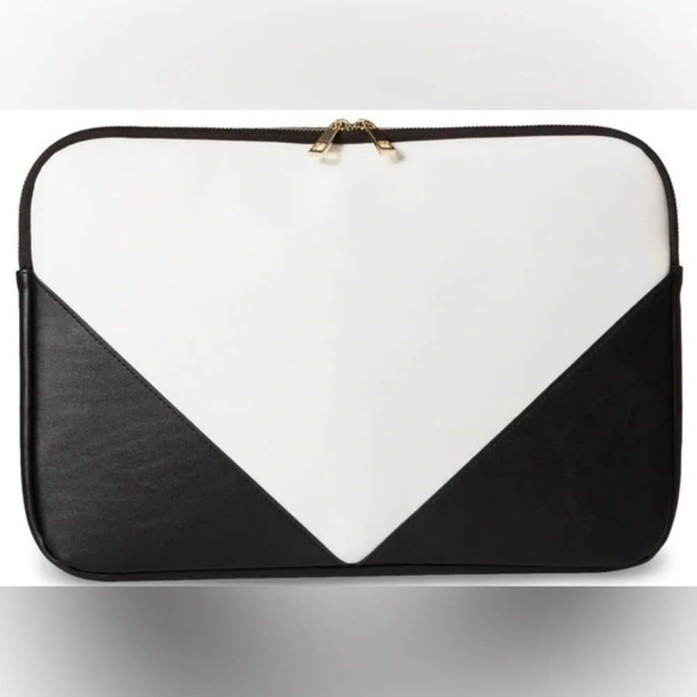 Who What Wear Black and White MOD laptop Cover